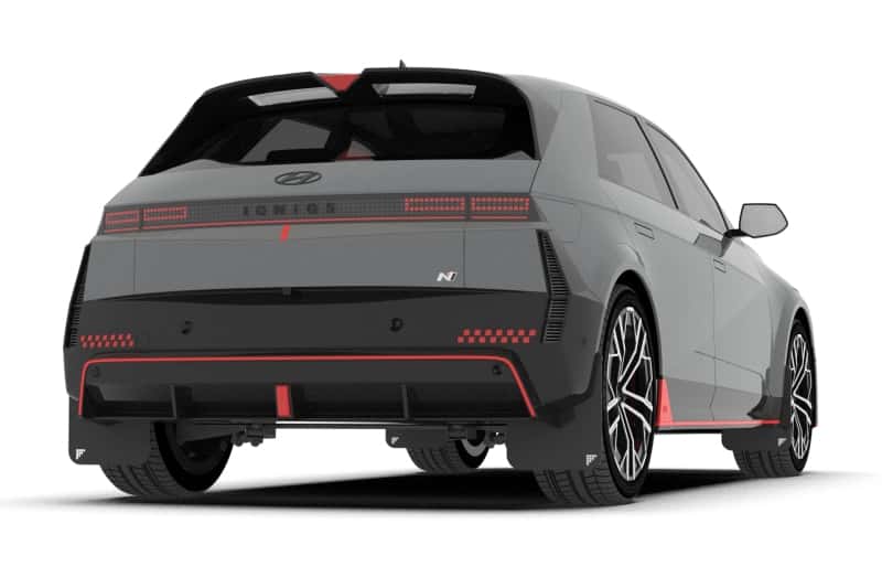 Rally Armor — Rally Armor 25-26 Hyundai Ioniq 5 N Black UR Mud Flap Light Blue Battery Logo
Mud Flap - view 5