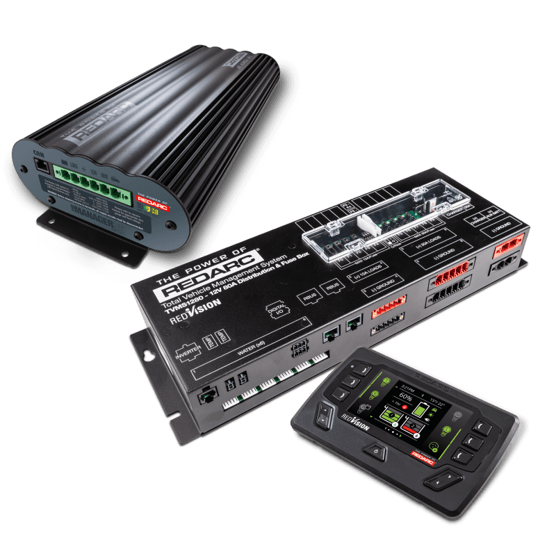 REDARC — REDARC Total Vehicle Management System - Prime w/Manager30 System & RedVision Display
Power Distribution - view 1