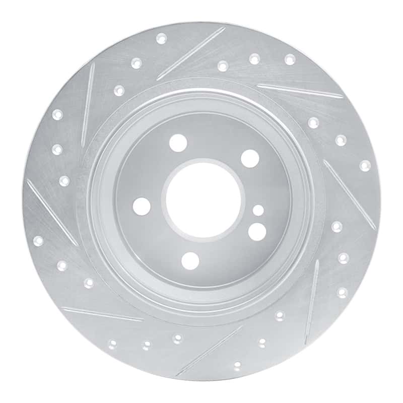 R1 Concepts — R1 03-16 Mercedes-Benz E200 (Latin America) Rear Right Drilled & Slotted Silver Brake Rotor
R1 Brake Rotor Drill - view 5