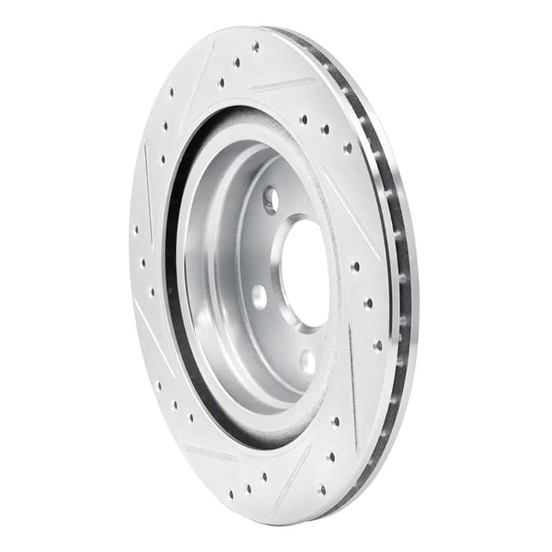 R1 Concepts — R1 16-26 BMW 228I xDrive Gran Coupe Rear Right Drilled & Slotted Silver Brake Rotor
R1 Brake Rotor Drill - view 4