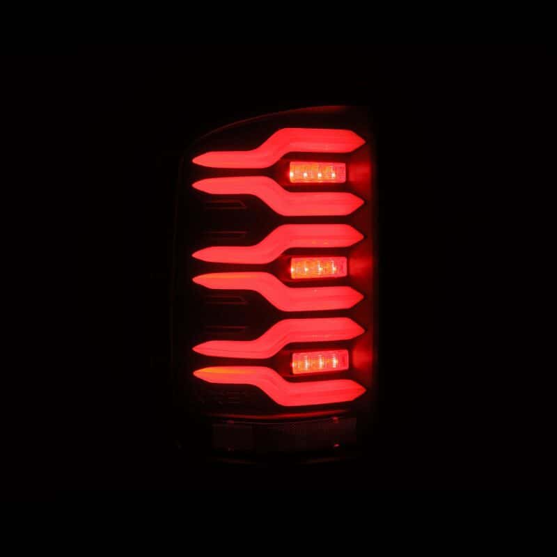 AlphaRex — AlphaRex 14-18 GMC Sierra 1500/2500HD/3500HD LUXX-Series LED Tail Lights Blk w/Actv Light & Seq. Sig
Taillight Assembly - view 6