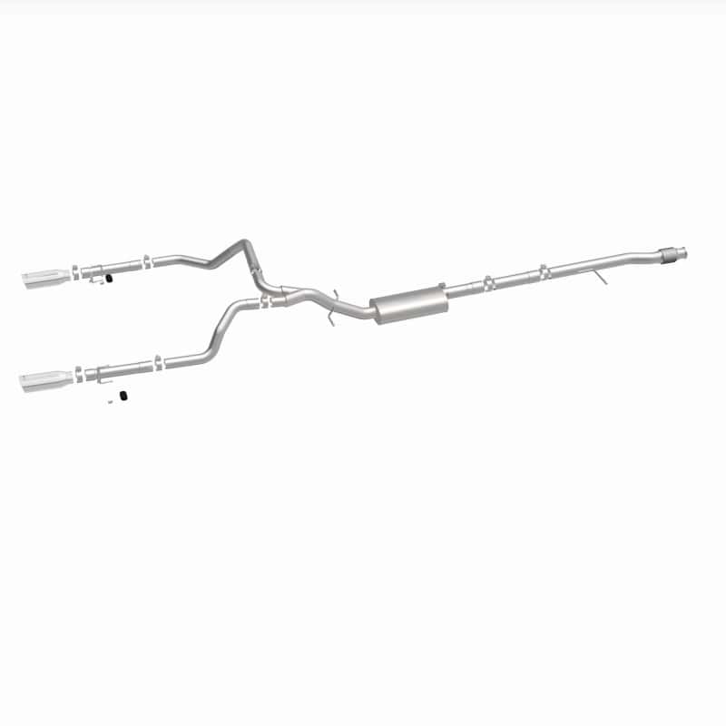 Magnaflow — MagnaFlow 2019 Chevy Silverado 1500 V8 5.3L/V6 4.3 Street Series Dual Exit Exhaust w/ Polished Tips
Cat-Back - view 10