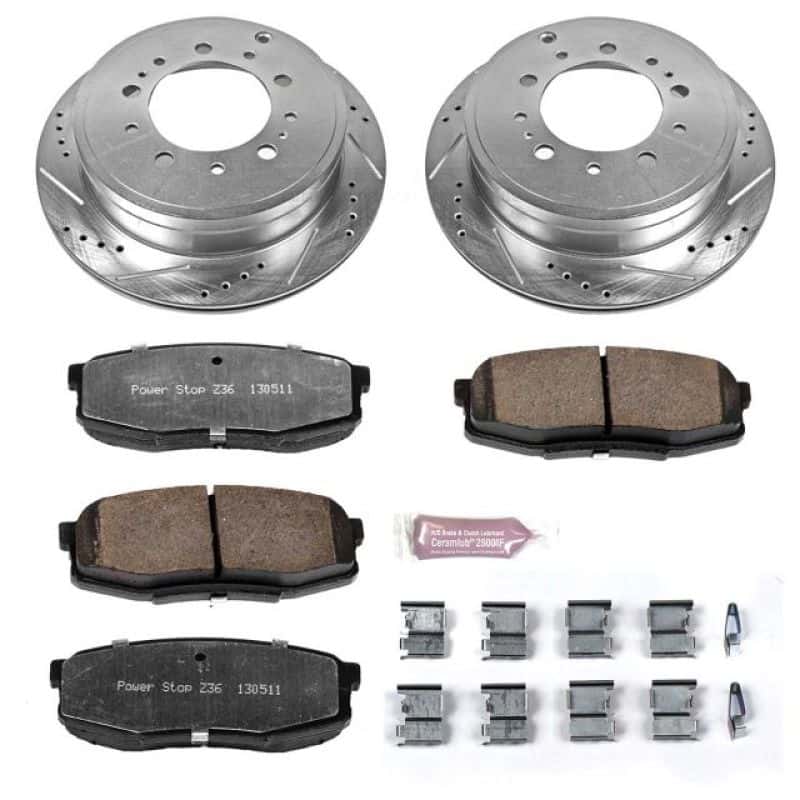 PowerStop — Power Stop 08-11 Lexus LX570 Rear Z36 Truck & Tow Brake Kit - view 1