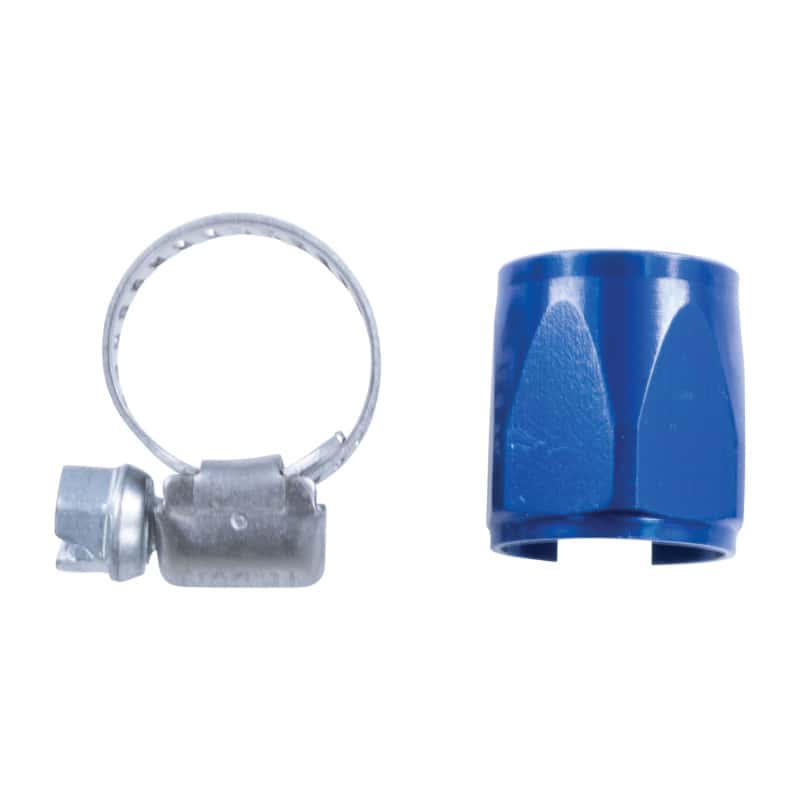 Russell — Russell Performance -4 AN Anodized Blue Tube Seal Hose End For 1/4in Vacuum Hose
Hose Fitting - view 4