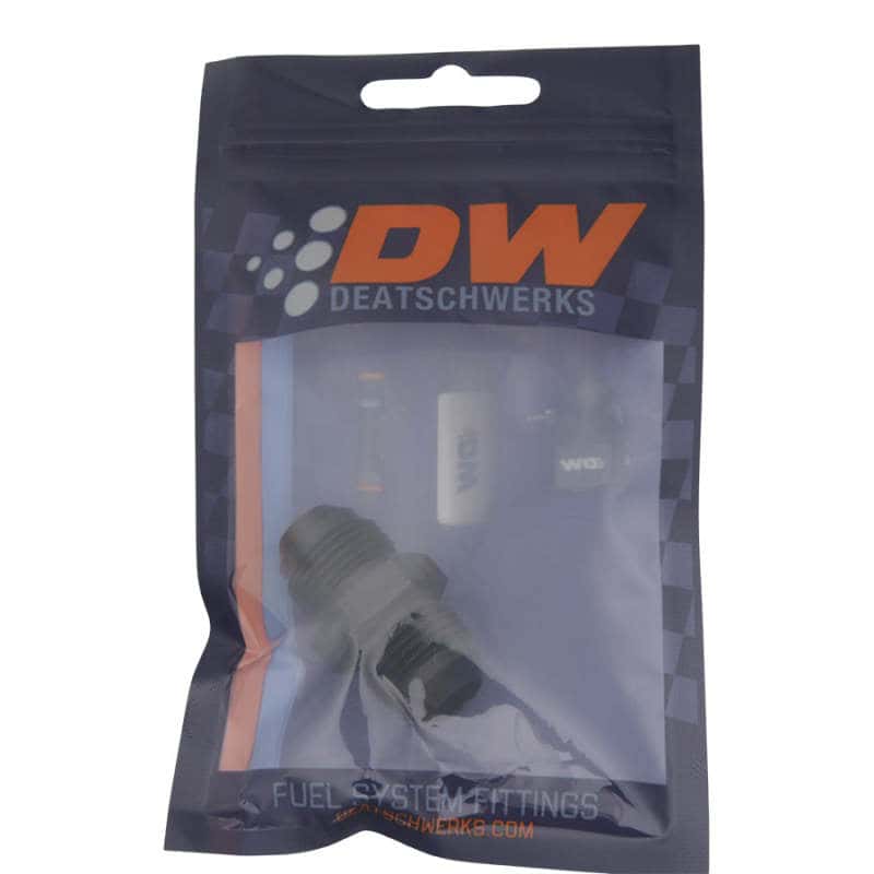 DeatschWerks — DeatschWerks 8AN Male Flare to 8AN Male Flare Coupler - Anodized Matte Black
Lines & Fittings - view 2