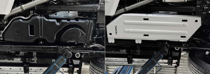Rival 4x4 — Rival 2024-2026 Toyota Land Cruiser Aluminum Fuel Tank Skid Plate
Fuel Tank Skid Plate - view 2