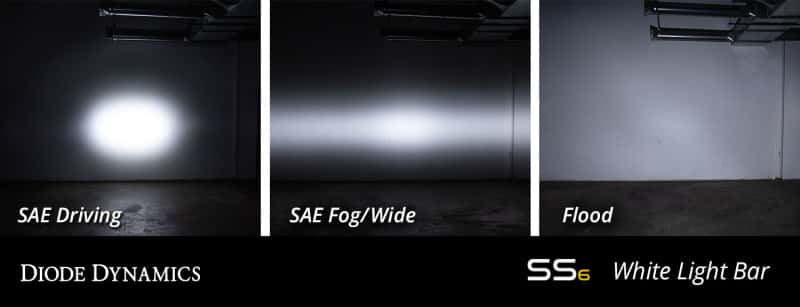 Diode Dynamics — Diode Dynamics 6 In LED Light Bar Single Row Straight SS6 - White Flood Light Bar (Pair)
Offroad - view 6