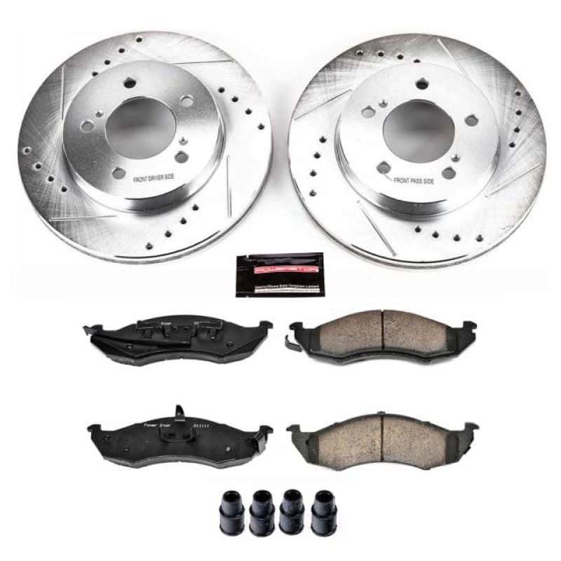 PowerStop — Power Stop 93-02 Mercury Villager Front Z23 Evolution Sport Brake Kit - view 1