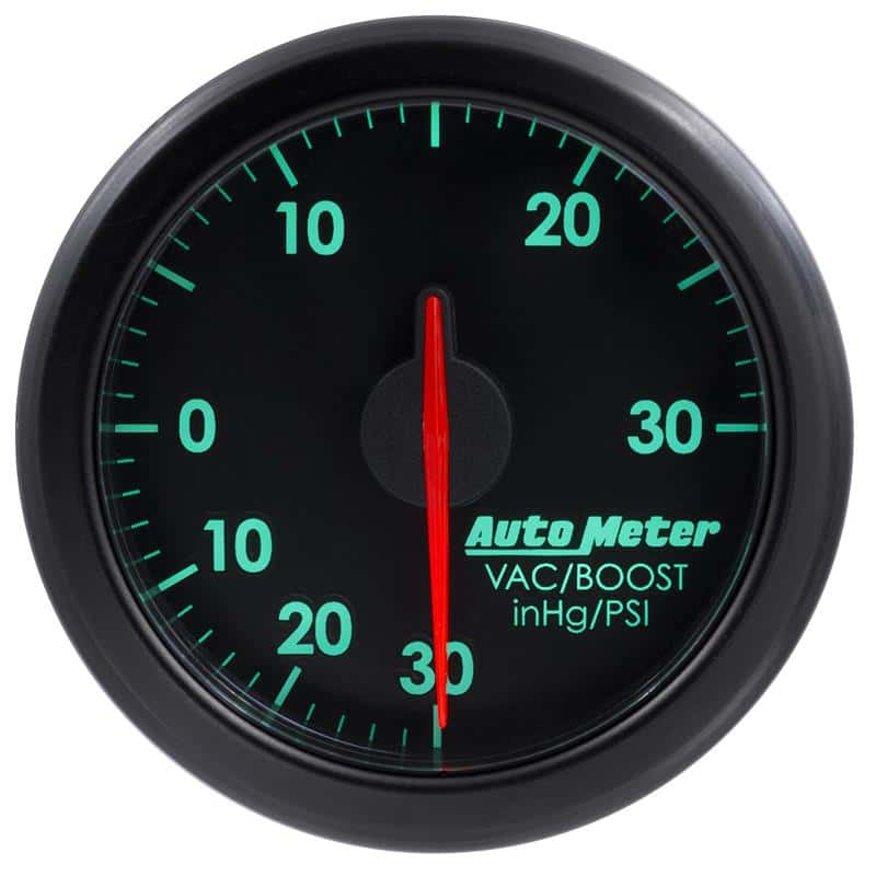 AutoMeter — Autometer Airdrive 2-1/6in Boost/Vac Gauge 30in HG/30 PSI - Black
GA 2" BST/V ARDRV BK - view 5