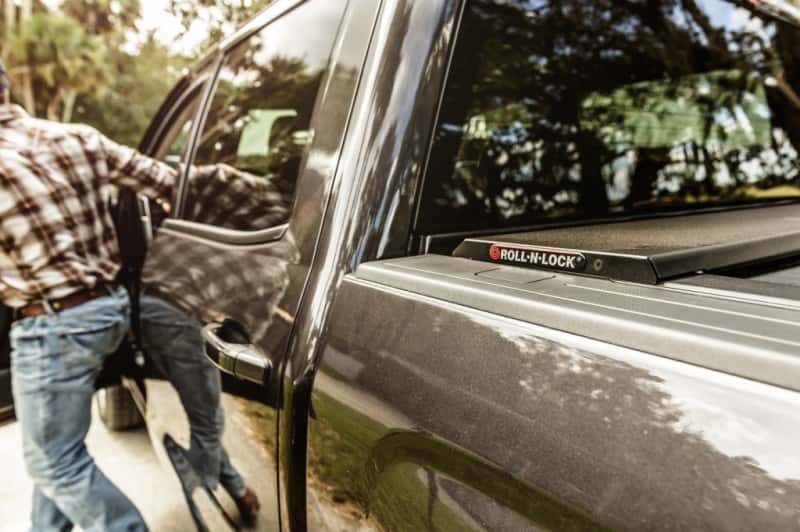 Roll-N-Lock — Roll-N-Lock 07-18 Toyota Tundra Crew Max Cab XSB 65in A-Series Retractable Tonneau Cover
Retractable Cover - view 3