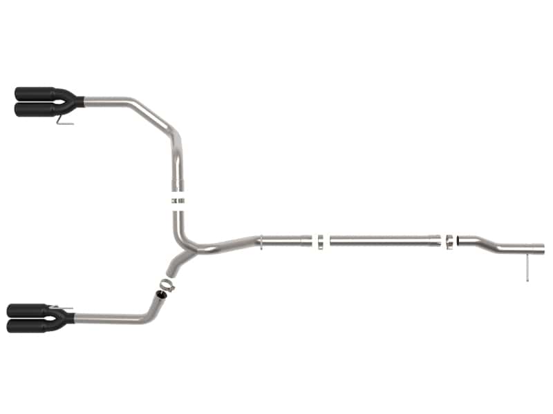 aFe — aFe 23-24 GM Trucks L6-3.0L (td) LZ0 Vulcan Series 3in 304 SS DPF-Back Exhaust System w/ Black Tip
DPF-Back Exhaust - view 3