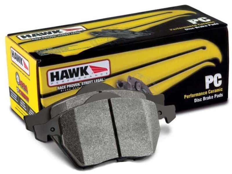 Hawk Performance — Hawk 16-18 Porsche Macan Performance Ceramic Street Rear Brake Pads
Disc Brake Pad - view 3