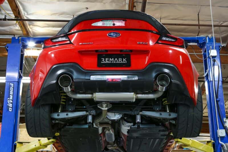 Remark — Remark 22+ Subaru BRZ/Toyota GR86 Axle-Back Exhaust - Stainless Single Wall Tips - view 3