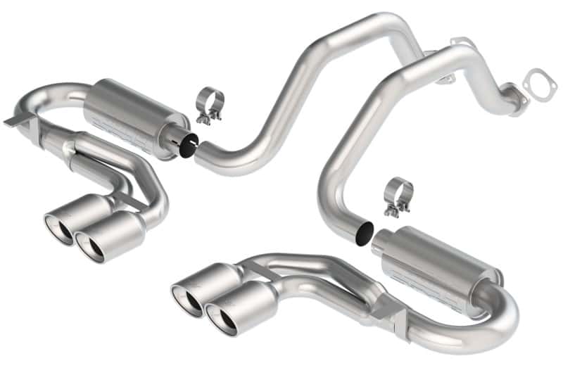 Borla — Borla 97-04 Corvette Coupe/Conv/Hatchback 5.7L 8cyl 4spd/6spd RWD Classic S-Typein Cat-Back Exhaust
Cat-Back System
ExhstSysKt - view 4