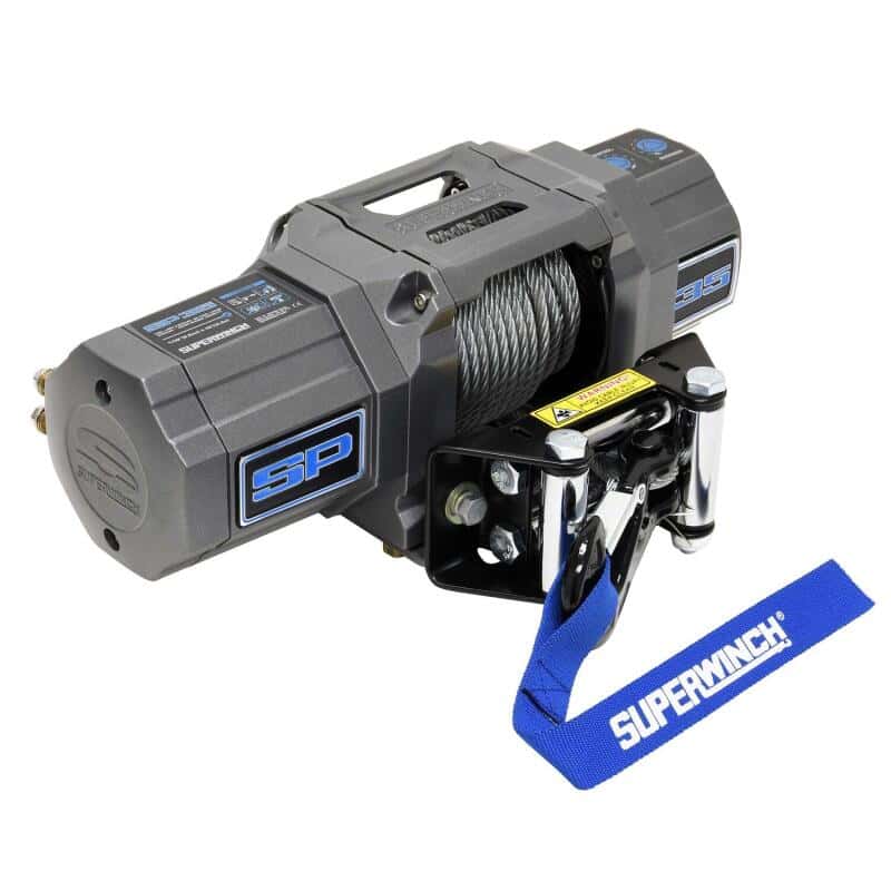 Superwinch — Superwinch 3500 LBS 12V DC 7/32in x 40ft Steel Rope Roller Fairlead SP 35 Winch - view 2