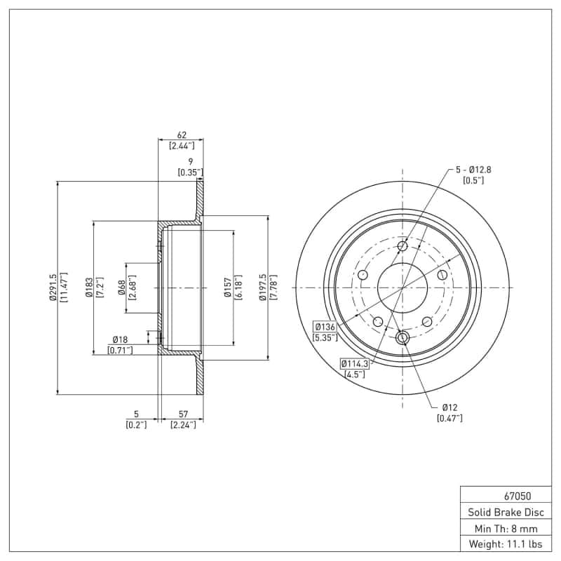 DFC — DFC 02-25 Nissan Altima Rear Brake Rotor
DFC Brake Rotor - view 6