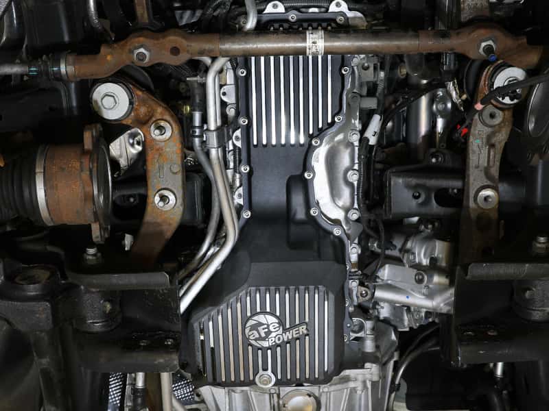 aFe — aFe 20-25 GM Diesel V8-6.6L L5P Engine Oil Pan w/ Machined Fins
Engine Oil Pan - view 6