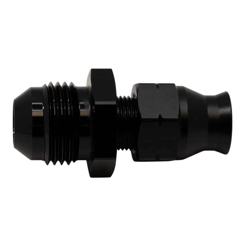 DeatschWerks — DeatschWerks 8AN Male Flare to 5/16in Hardline Compression Adapter - Anodized Matte Black
Lines & Fittings - view 1