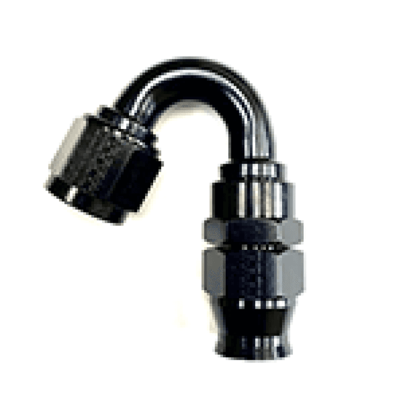 Fragola — Fragola -10AN Real Street x 150 Degree Hose End Black For PTFE Hose - view 1
