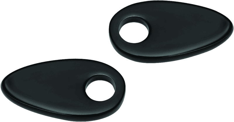 Kuryakyn — Kuryakyn Fender Strut Cover Plates Gloss Black - view 1