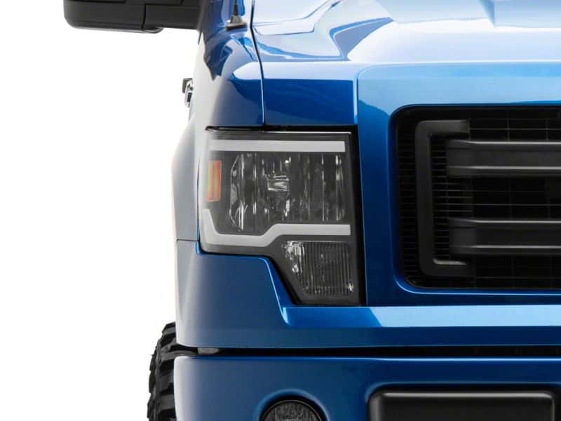 Raxiom — Raxiom 09-14 Ford F-150 Axial Series Headlight w/ SEQL LED Bar- Blk Housing (Clear Lens)
Headlights - view 9