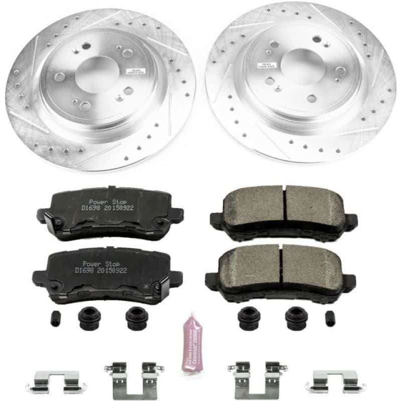 PowerStop — Power Stop 14-19 Acura RLX Rear Z23 Evolution Sport Brake Kit - view 1