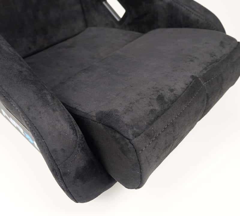 NRG — NRG FRP Bucket Seat ULTRA Edition - Medium (Black Alcantara/Gold Glitter Back) - view 9