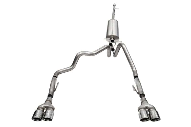 CORSA Performance — Corsa 2022-2024 Chevrolet Silverado 1500 Cat-Back Dual Rear Exit with Twin 4in Polished Tips
Exhaust - view 2