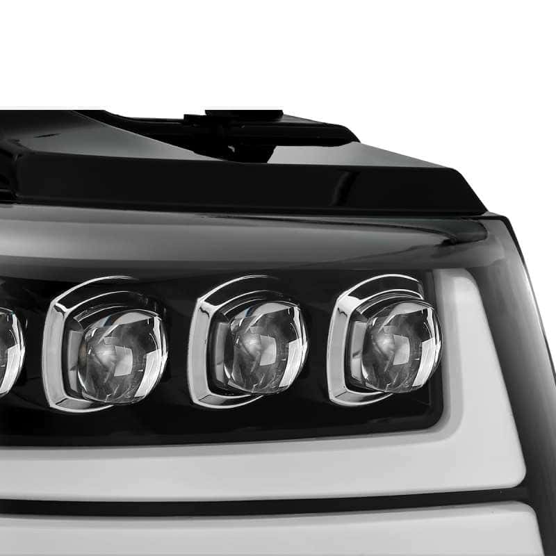 AlphaRex — AlphaRex 07-13 Chevy Avalanche NOVA LED Proj Headlights Plank Style Gloss Black w/Activ Light/DRL
Projector Headlights - view 5