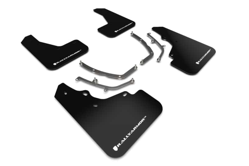 Rally Armor — Rally Armor 19-26 Mazda3 Hatchback Black UR Mud Flap w/White Logo
Mud Flap - view 1