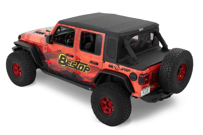 Bestop — Bestop 18-23 Jeep Wrangler JL 4-Door Halftop Conversion Kit (Black Diamond)
Halftop Kit - view 1