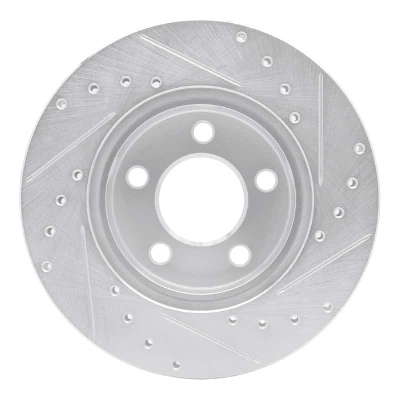 R1 Concepts — R1 95-02 Ford Explorer Front Left Drilled & Slotted Silver Brake Rotor
R1 Brake Rotor Drill - view 5