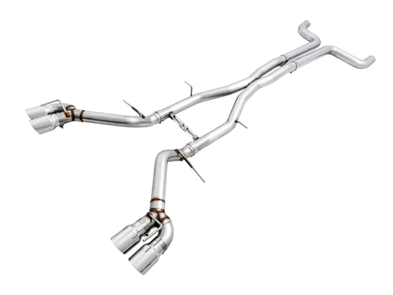 AWE Tuning — AWE Tuning 16-19 Chevy Camaro SS Non-Res Cat-Back Exhaust - Track Edition (Quad Chrome Silver Tips)
Track Exhaust - view 1