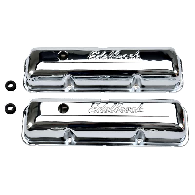 Edelbrock — Edelbrock Valve Cover Signature Series Ford 1958-1976 FE V8 Chrome
CHROME/PRO-FLO - view 3