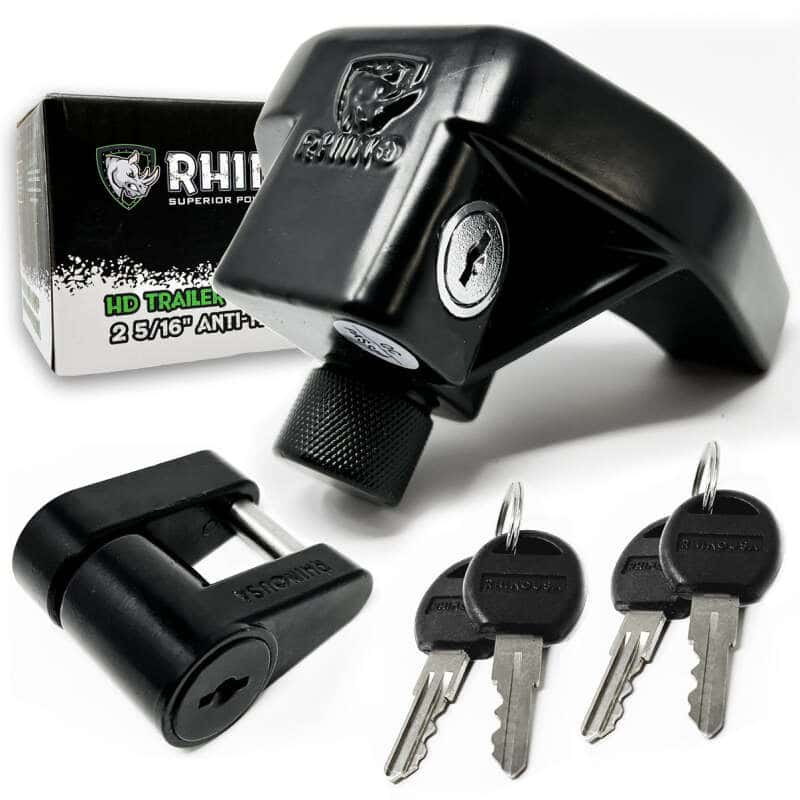 Rhino USA — Rhino USA 2 5/16In Trailer Coupler Hd Lock Kit-2-Pieces
Trailer Lock - view 1