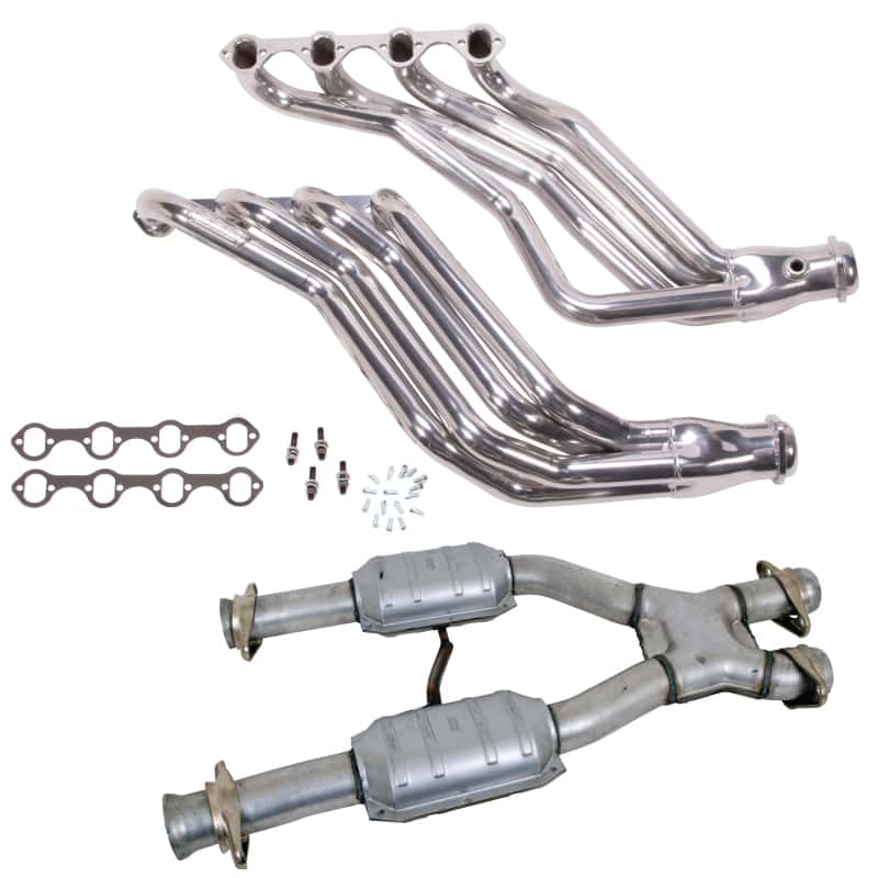 BBK — BBK 79-93 Ford Mustang 5.0L 1-3/4 Long Tube Headers w/High Flow Catted X-Pipe (Silver Ceramic)
Exhaust Header
Exhaust Kit - view 1