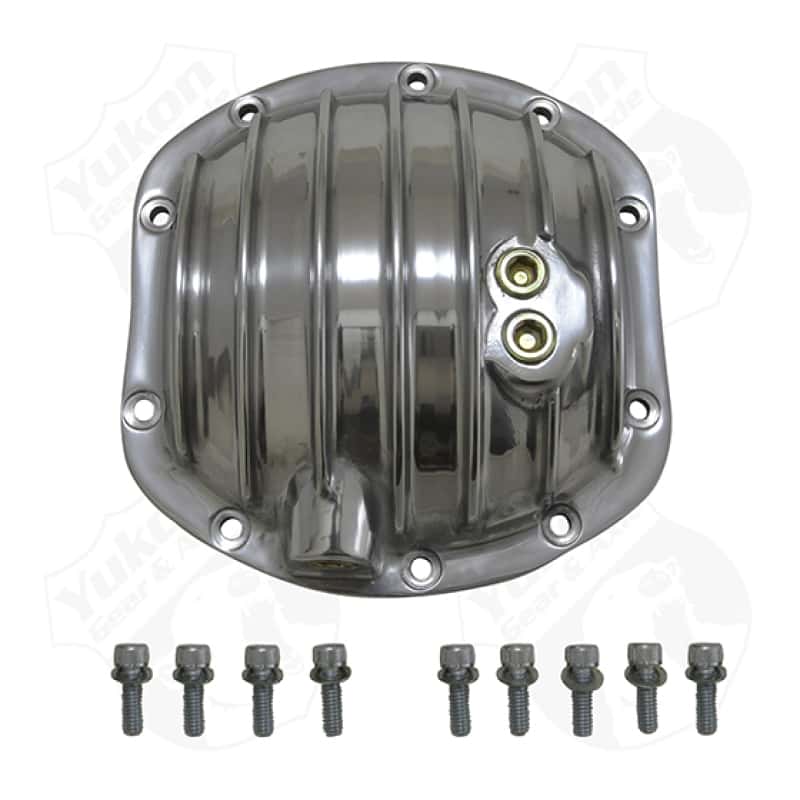 Yukon Gear & Axle — Yukon Gear Polished Aluminum Replacement Cover For Dana 30 Standard Rotation - view 2