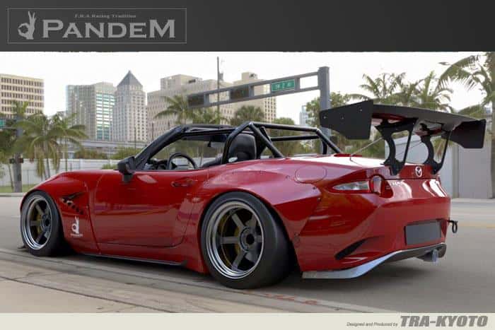 GReddy — GReddy 90-98 Mazda Miata Rocket Bunny Full Wide-Body Aero Kit w/o Wing - view 3