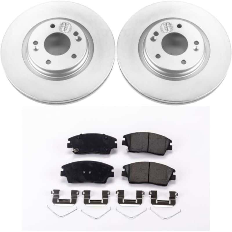 PowerStop — Power Stop 17-19 Hyundai Elantra Front Z17 Evolution Geomet Coated Brake Kit - view 1