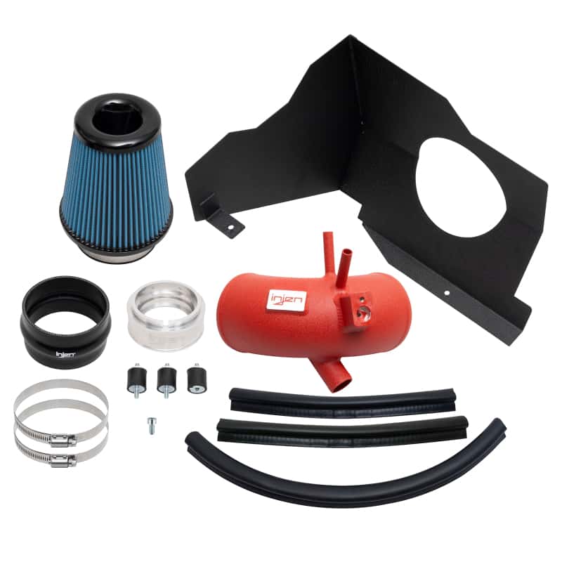 Injen — Injen 22-23 Kia Stinger 2.5L Turbo L4 Wrinkle Red Short Ram Tuned Intake System
Cold Air Intake - view 2
