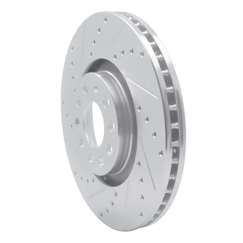 R1 Concepts — R1 98-09 Audi A4 Quattro Front Left Drilled & Slotted Silver Brake Rotor
R1 Brake Rotor Drill - view 2