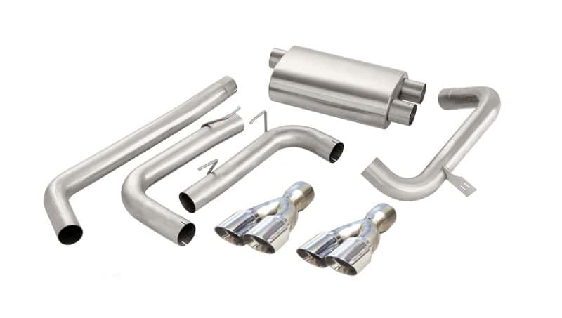 CORSA Performance — Corsa 1998-2002 Chevrolet Camaro Convertible Z28 5.7L V8 LS1 Polished Sport Cat-Back Exhaust
Exhaust - view 3