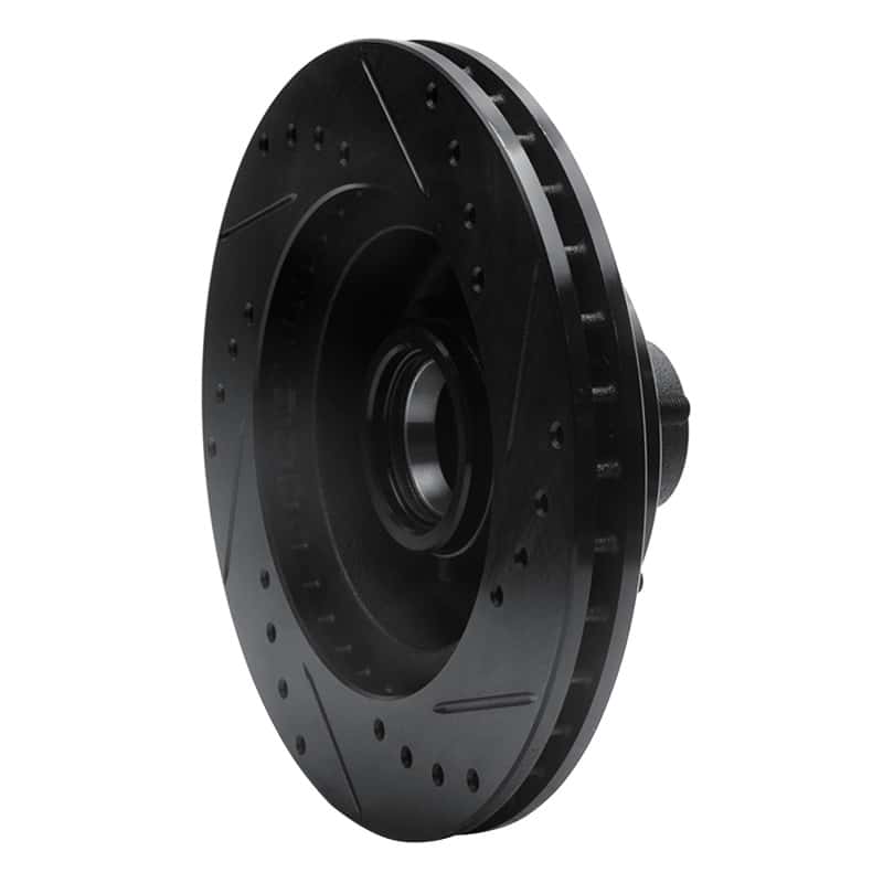 R1 Concepts — R1 1978-1990 Buick Estate Wagon Front Left Drilled & Slotted Black Brake Rotor
R1 Brake Rotor Drill - view 4