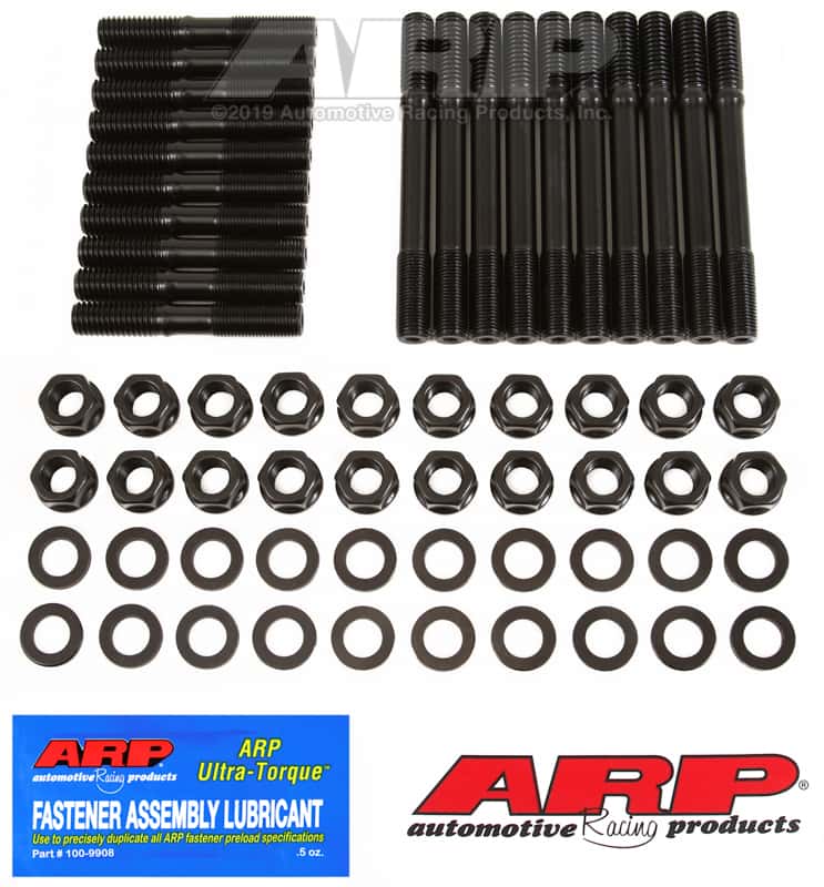 ARP — ARP 1969-1997 Ford Small Block 5.8L/351 V8 - 1/2in Hex Undercut Head Stud Kit - view 1