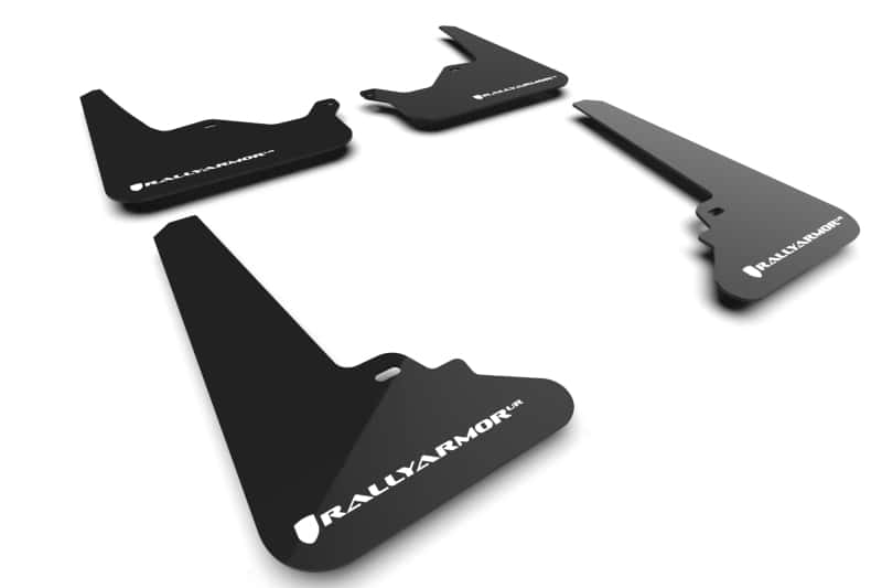 Rally Armor — Rally Armor 21-26 Tesla Model S / S Plaid Black UR Mud Flap w/White Logo
Mud Flap - view 1