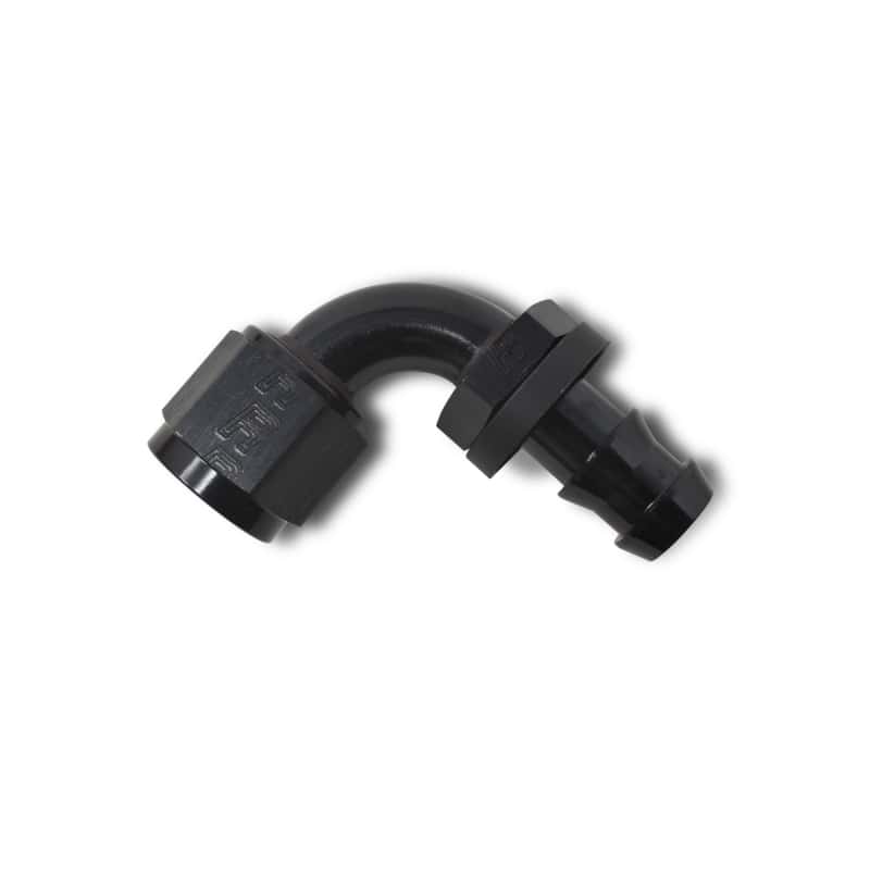 Russell — Russell Performance -10 AN Twist-Lok 90 Degree Hose End (Black)
Hose Fitting - view 4