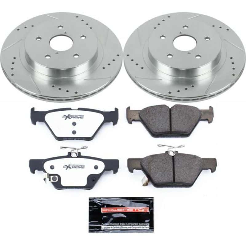 PowerStop — Power Stop 15-18 Subaru Legacy Rear Z26 Street Warrior Brake Kit - view 1