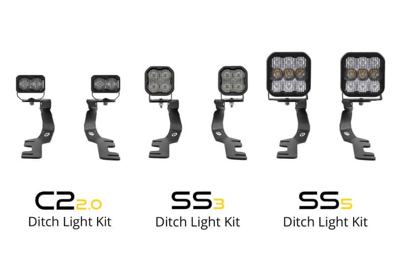 Diode Dynamics — Diode Dynamics Stage Series Ditch Light Kit for 2019-Present Ram SS3 - Yellow Pro Combo - view 2