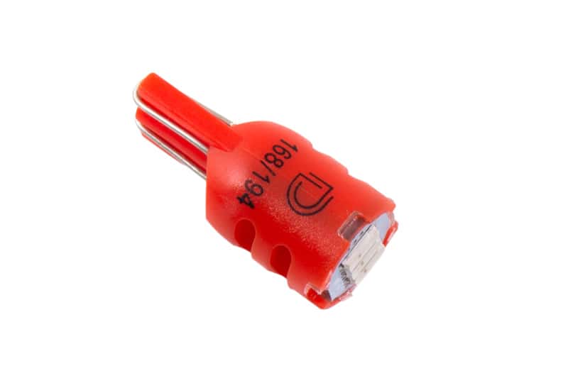 Diode Dynamics — Diode Dynamics 194 LED Bulb HP3 LED - Red Short (Single) - view 1
