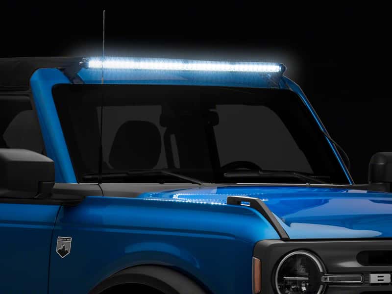 Raxiom — Raxiom 21-23 Bronco Axial Series 40-In 200w LED Light Bar w/ Windshield Mounting Brackets
Lights - view 1